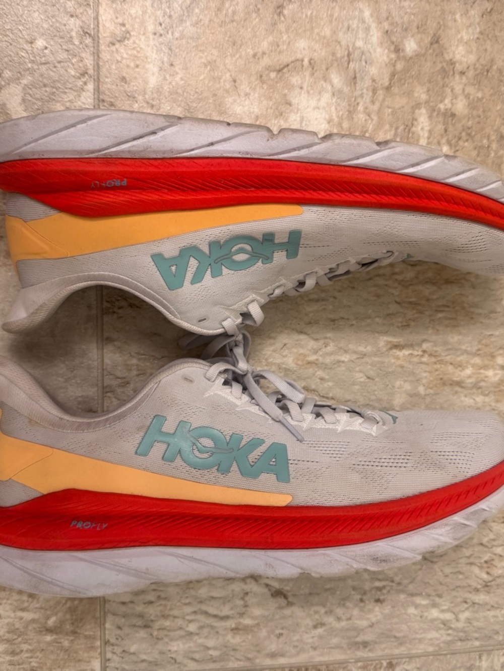 Hoka One One Mach 4 running sneakers size 12 men’s - Picture 4 of 9